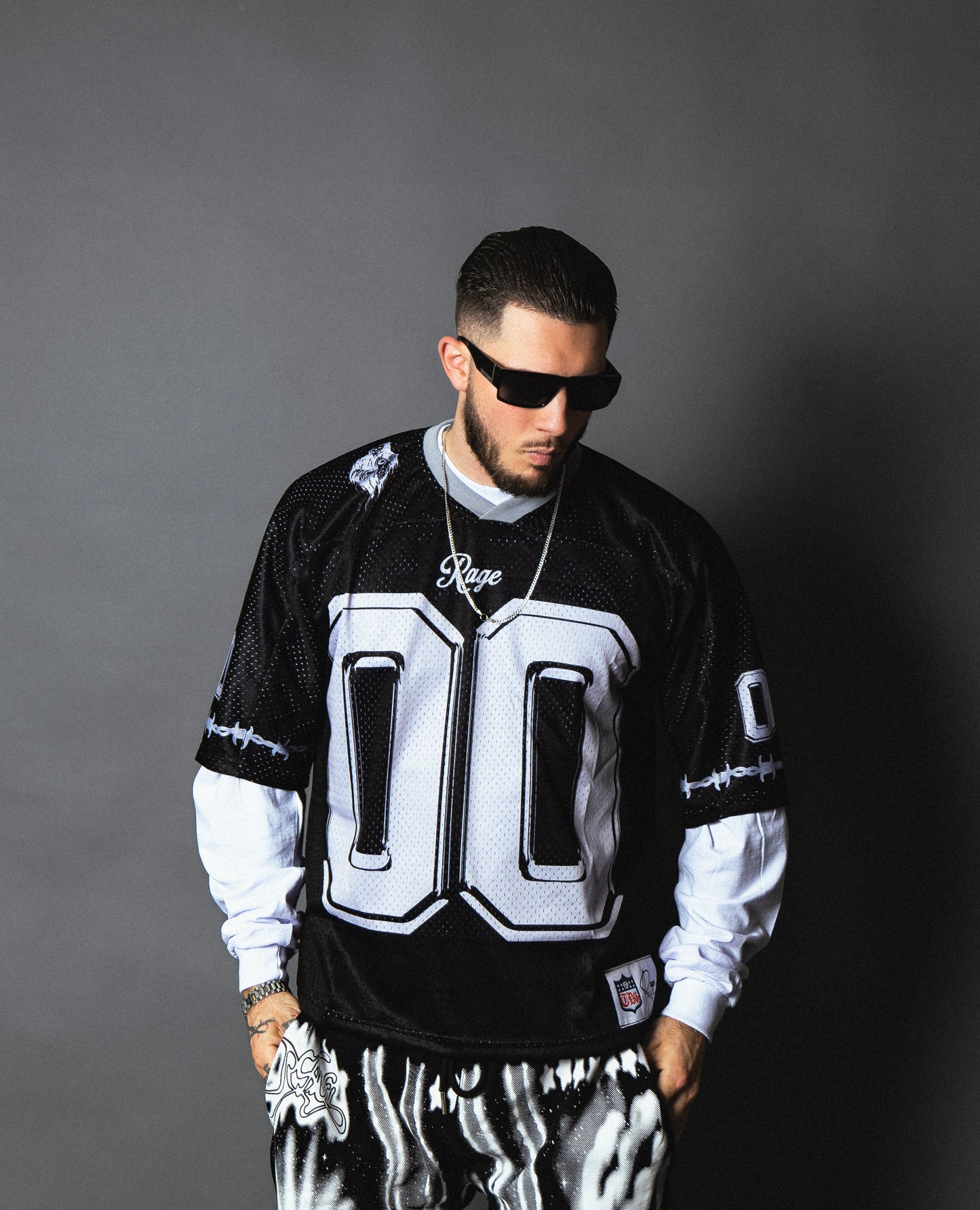 “Obituary” American football jersey