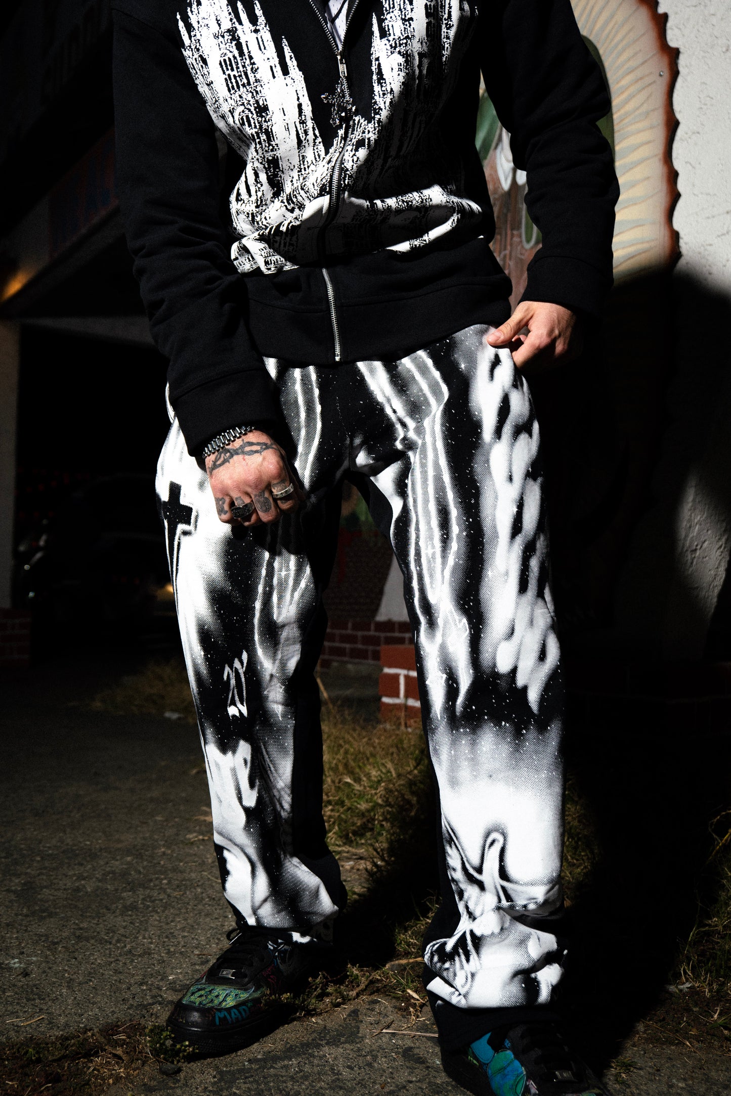 “Obituary” sweatpants