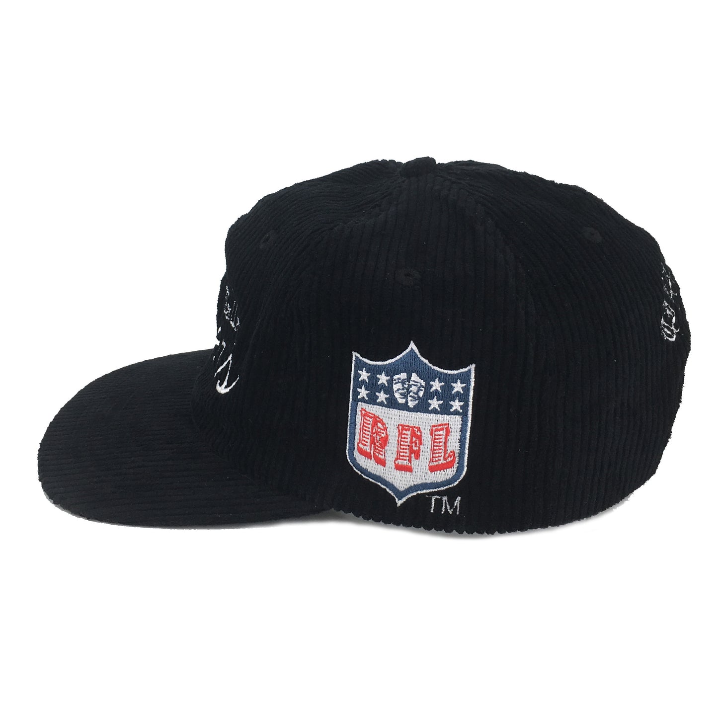 “Ragers”script corduroy SnapBack