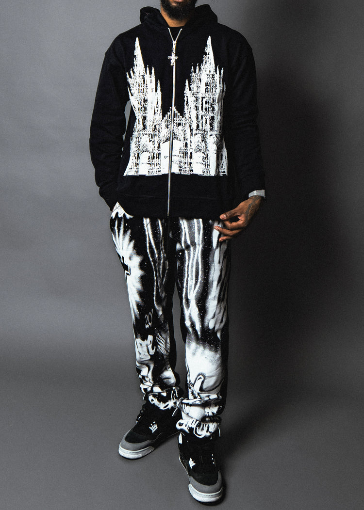“Obituary” sweatpants