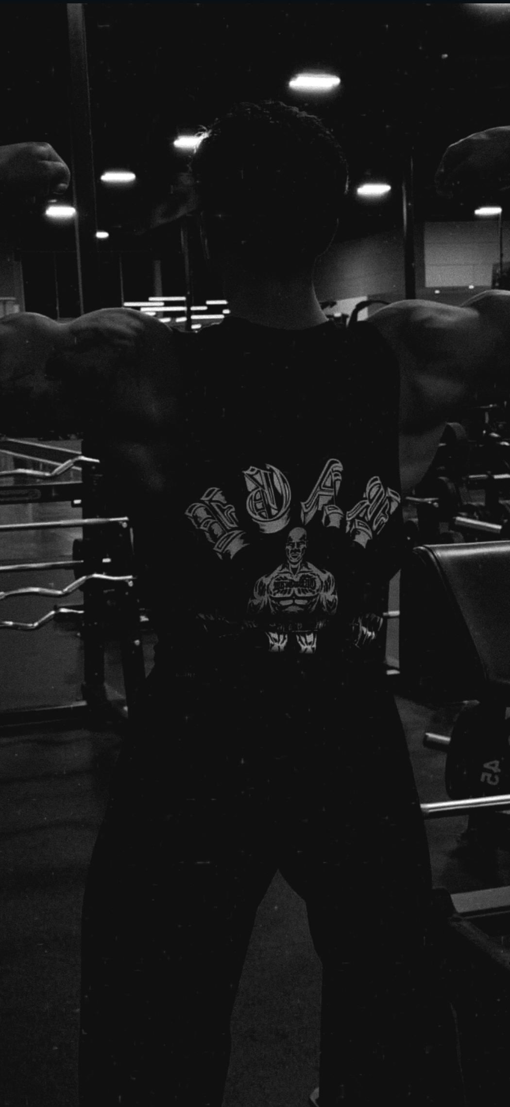 “Barbell Club” gym tank