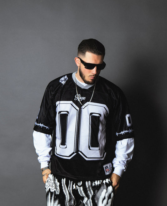 “Obituary” American football jersey
