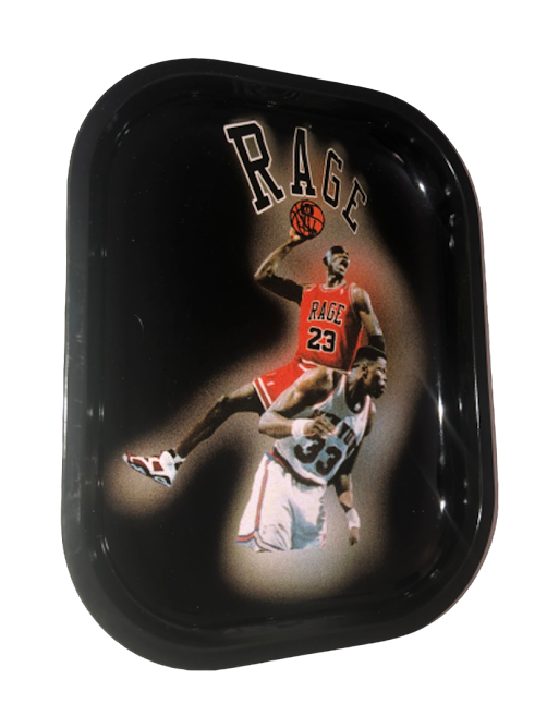 "poster" metal rolling tray