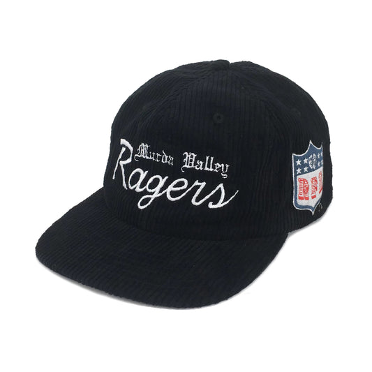 “Ragers”script corduroy SnapBack